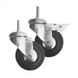 Roulettes pivotantes 75 mm